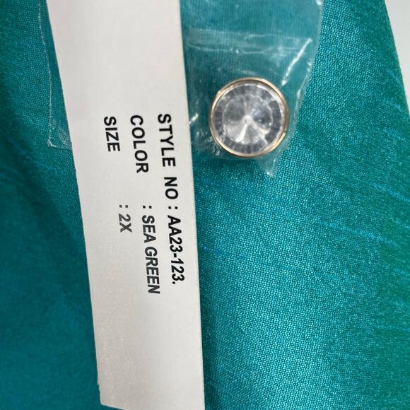 Step in Style NWT Hi Low Swing, OUTFIT MAKER!, Gorgeous Teal, Ladies 2X - Picture 9 of 10